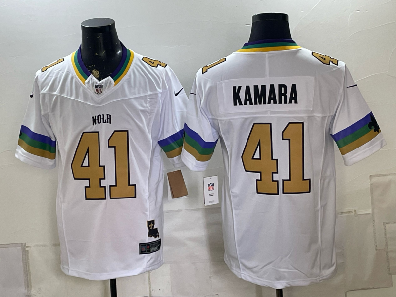 Men 2026 New Orleans Saints #41 Kamara white Limited NFL Jersey 082800621->philadelphia eagles->NFL Jersey